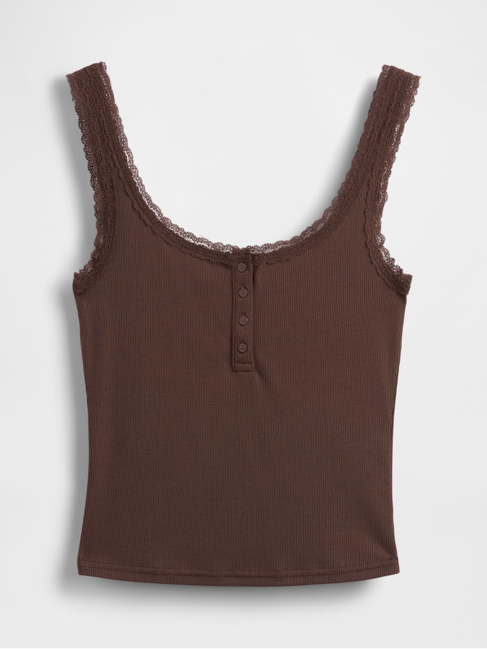 GAP Body Baby Rib Lace Tank